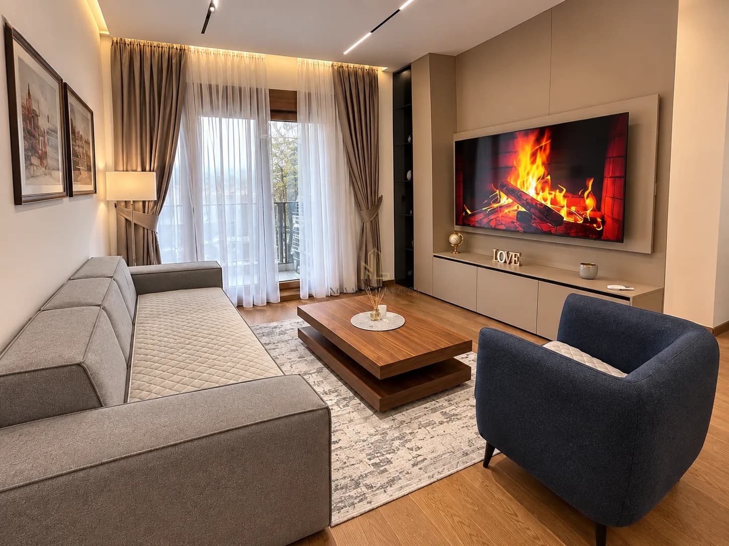 Izdavanje,dvosoban stan,63m2,Vezirov most,Podgorica. — fotografija 1 od 11